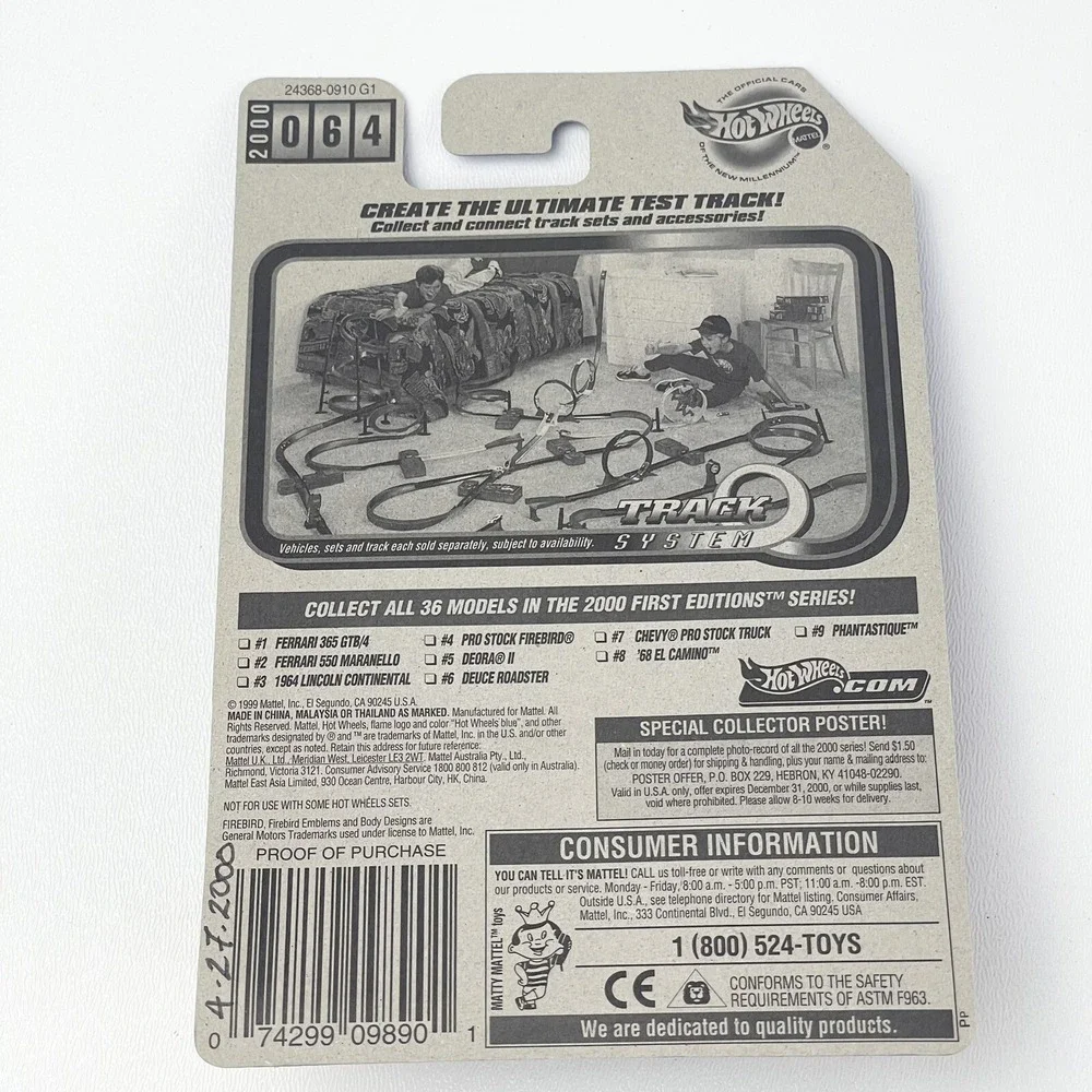Hot Wheels 2000 First Editions 4/36 Pro Stock Firebird 064